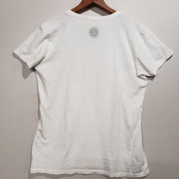 Life Is Good Womens Watermelon Crusher Tee White V Neck Short Sleeve Small - Picture 2 of 7